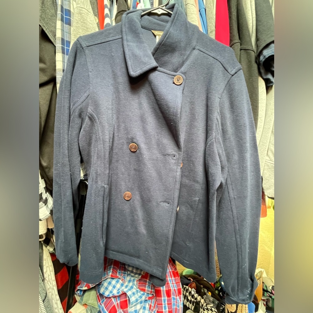 Womens pea coat Tommy bahama cotton